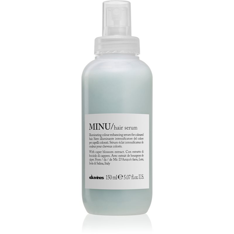 

Davines Essential Haircare MINU Hair Serum інтенсивна сироватка для блиску та шовковистості волосся