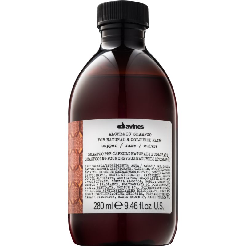 Davines Alchemic Copper šampūnas plaukų spalvai paryškinti 280 ml