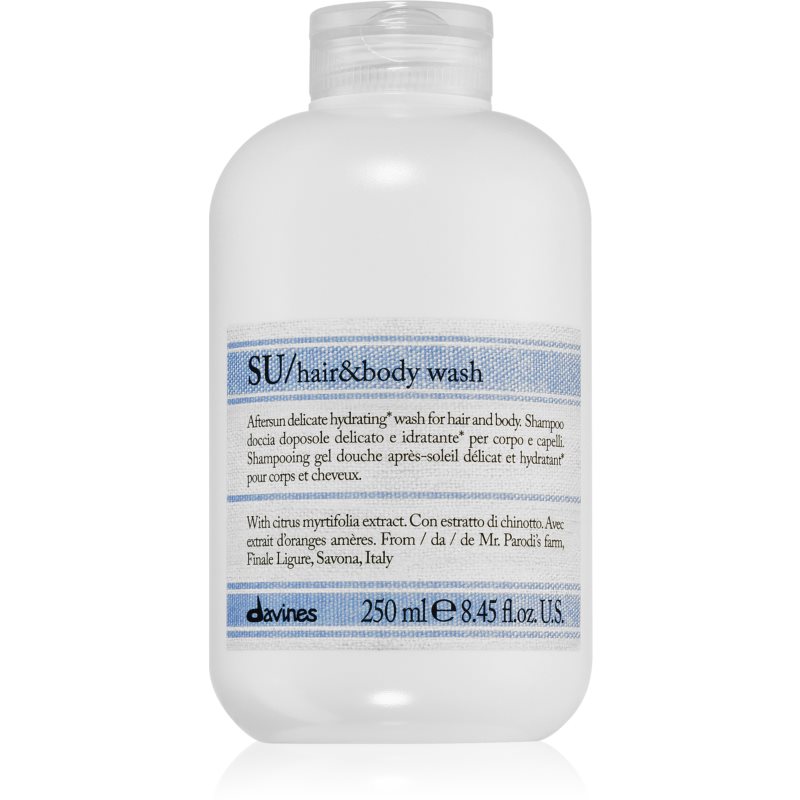 Davines SU Hair&Body Wash gel za tuširanje i šampon 2 u 1 250 ml