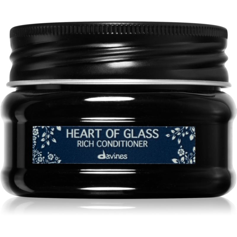 Davines Heart of Glass Rich Conditioner stärkender Conditioner für blonde Haare 90 ml