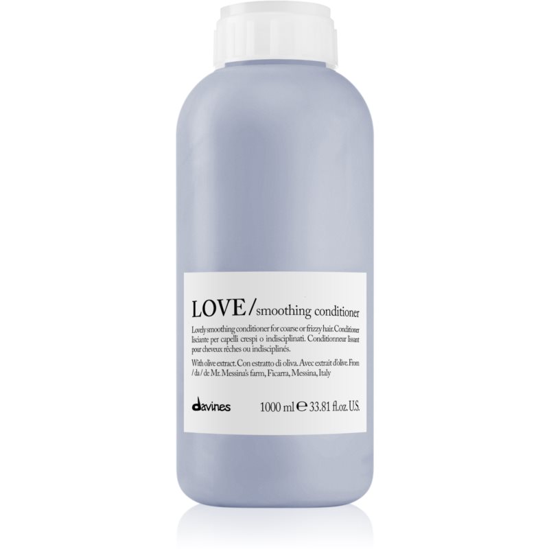 Davines Essential Haircare LOVE Smoothing Conditioner balsam cu efect de netezire pentru par indisciplinat 1000 ml