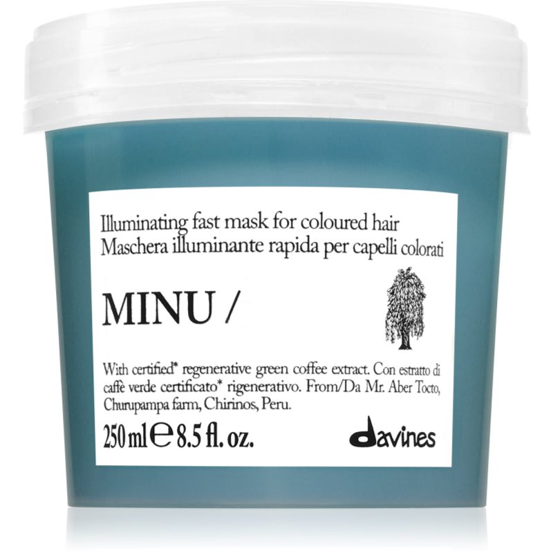 Davines Minu Illuminating Mask rozjasňující maska pro barvené vlasy 250 ml