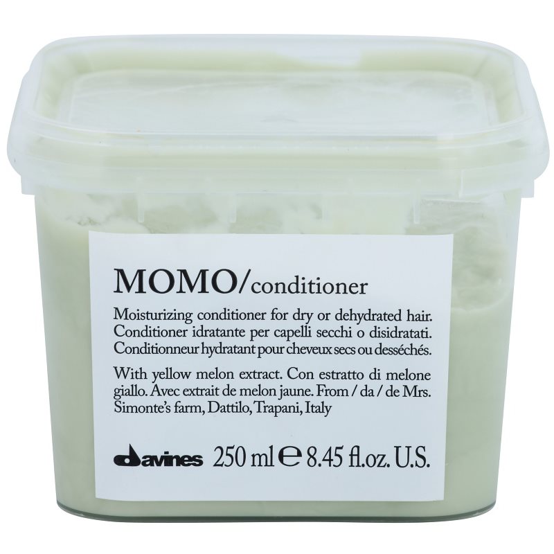 Davines Momo Yellow Melon drėkinamasis kondicionierius sausiems plaukams 250 ml
