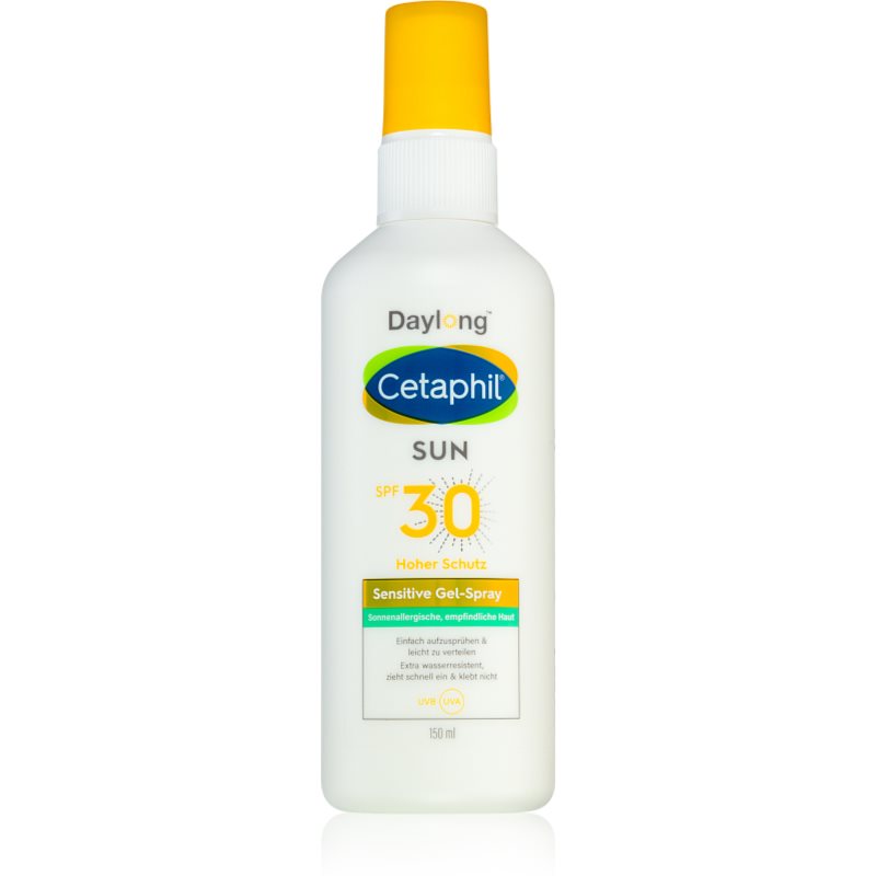 Daylong Cetaphil SUN Sensitive Protective Spray-on Gel For Sensitive Oily Skin SPF 30 150 Ml