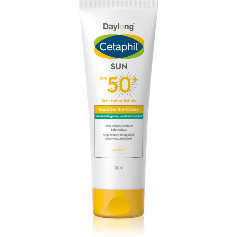 Daylong Cetaphil SUN Sensitive lehký ochranný gel-krém pro citlivou pokožku SPF 50+ 200 ml