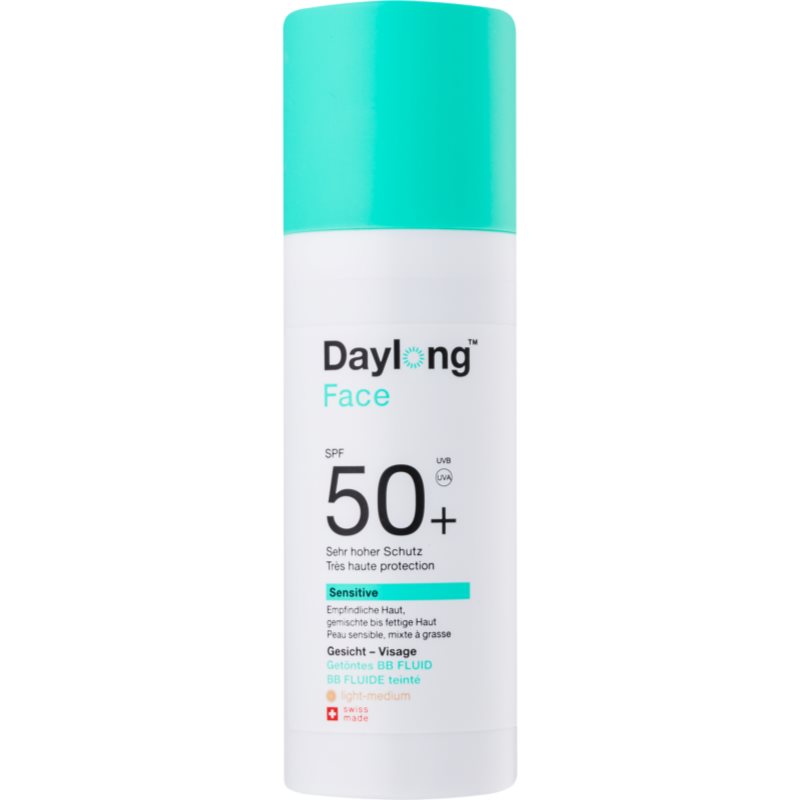 

Daylong Sensitive тонуючий флюїд для засмаги SPF 50+ відтінок Light-Medium