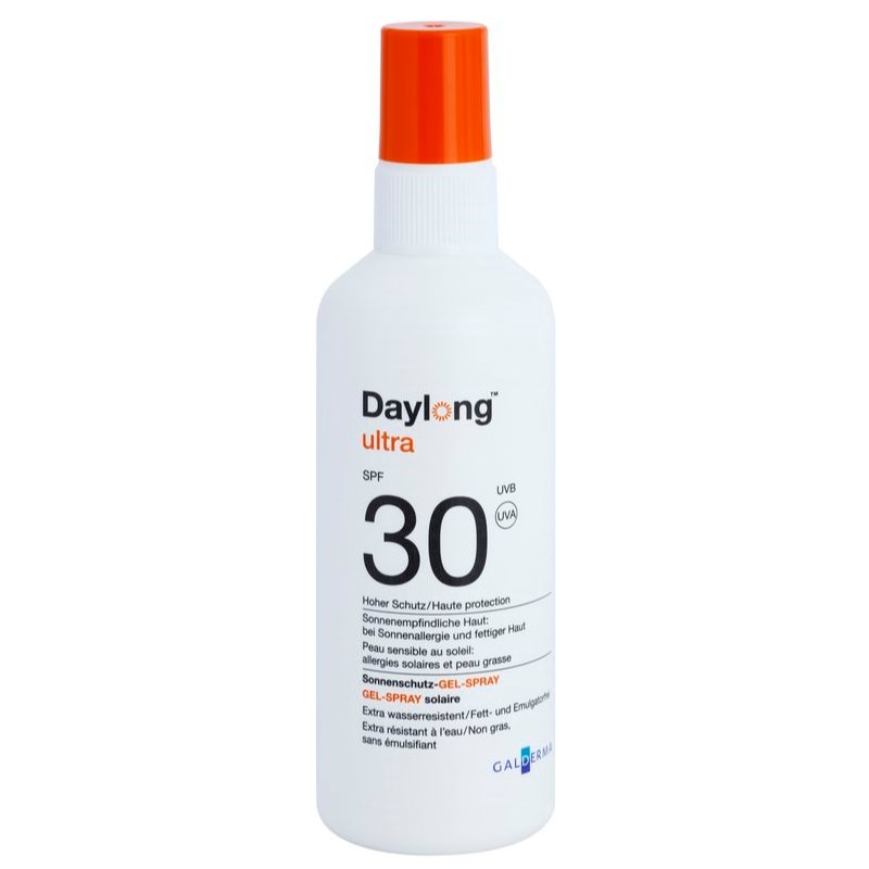 

Daylong Ultra захисний гель у формі спрею для жирної чутливої шкіри SPF 30