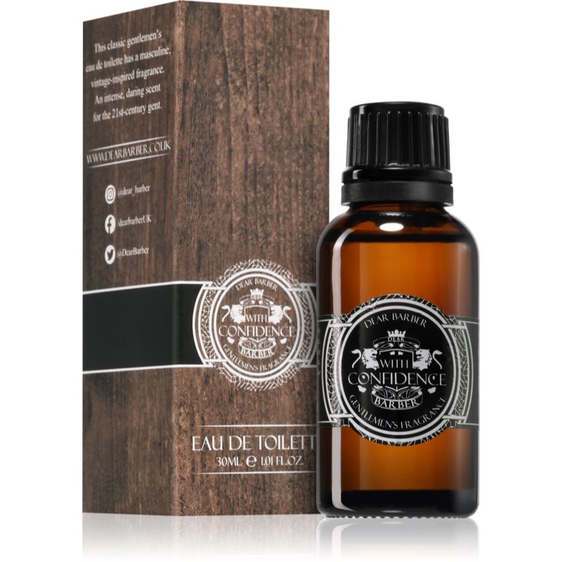 Dear Barber With Confidence Eau de Toilette für Herren 30 ml