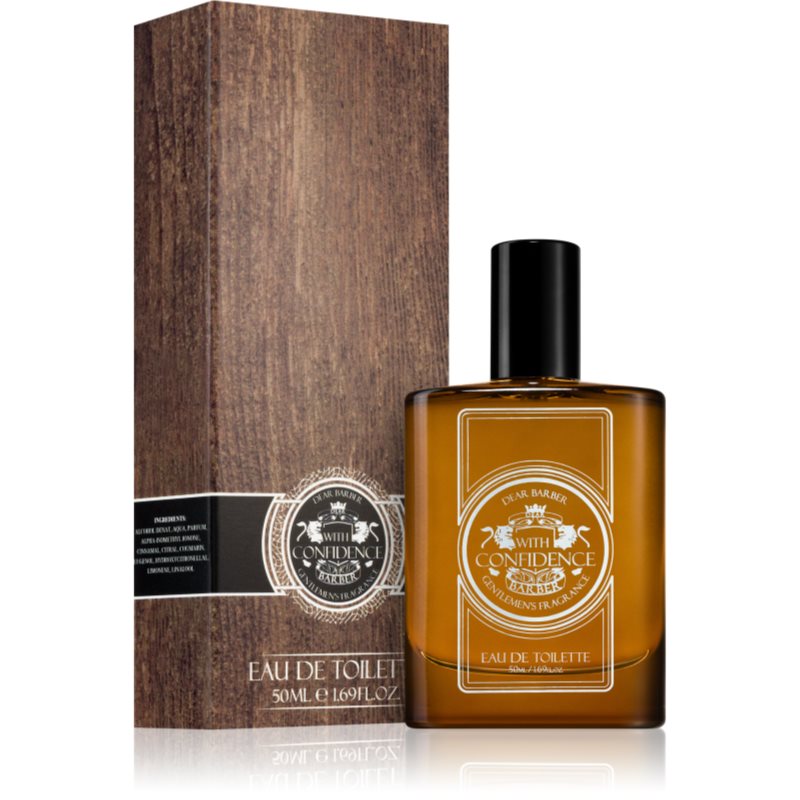 Dear Barber With Confidence Eau de Toilette für Herren 50 ml