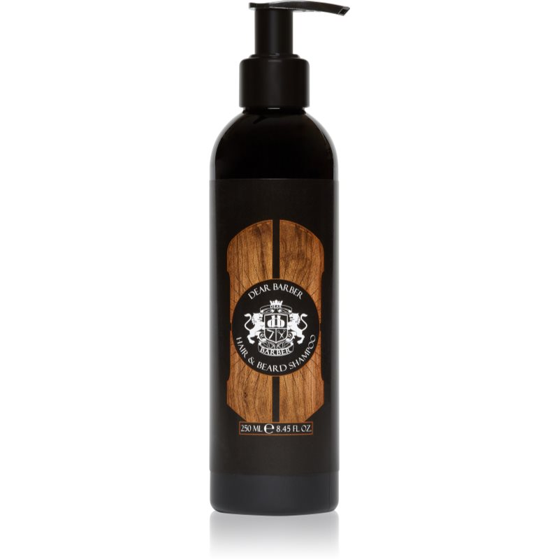 Dear Barber Shampoo šampon za lase in brado za moške 250 ml