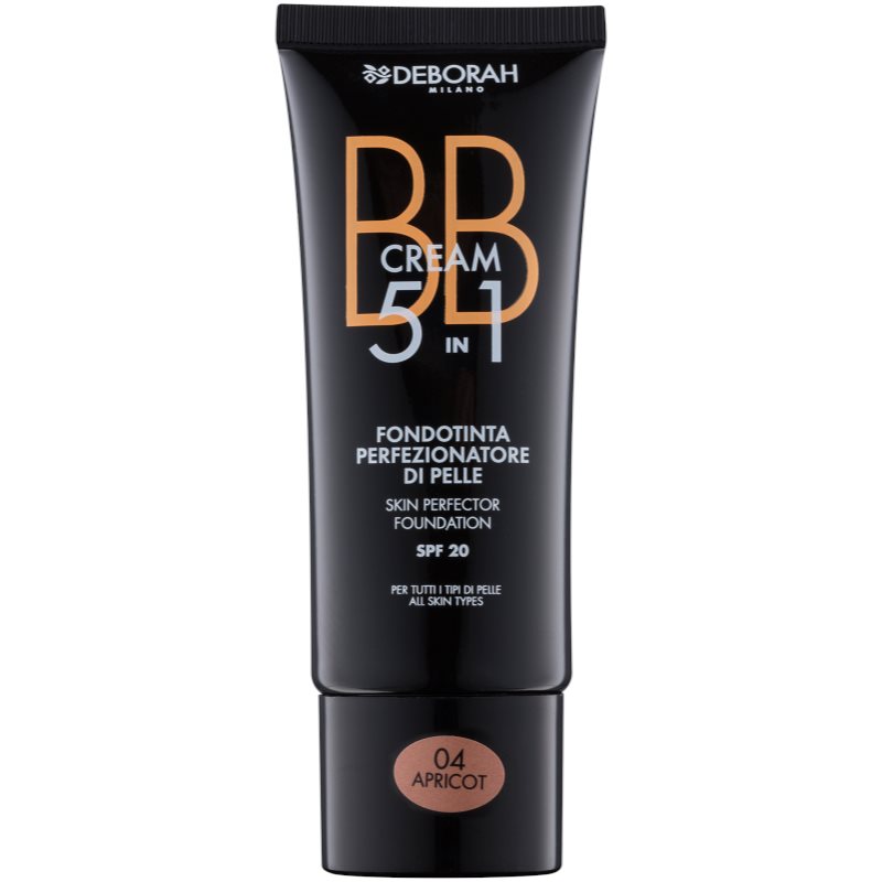 

Deborah Milano 5 in 1 BB крем 5 в 1 SPF 20 відтінок 04 Apricot