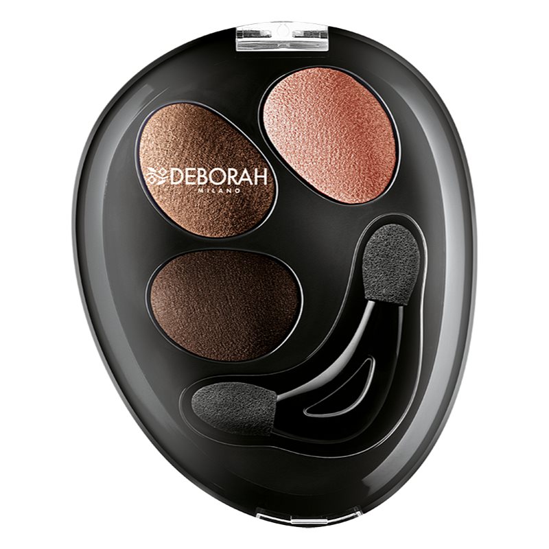 

Deborah Milano HI-TECH Ombretto Trio палітра тіней для повік для вологого та сухого нанесення відтінок 13 Nude Beige
