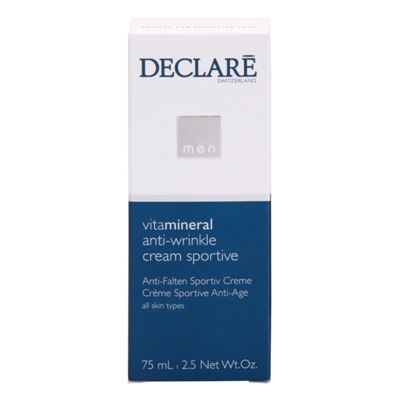Declaré Men Vita Mineral Anti-wrinkle Cream For Athletes 75 Ml