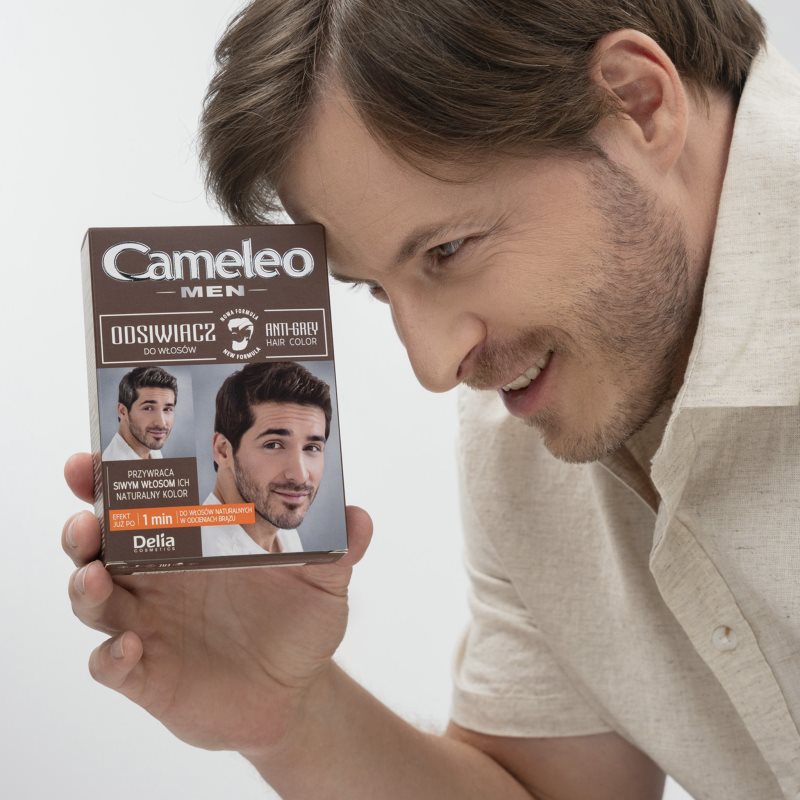 Thumbnail - Delia Cosmetics Cameleo Men Haarfarbe für Herren 2 St.