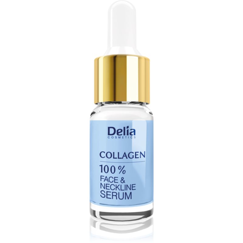 Delia Cosmetics Professional Face Care Collagen intenzív hidratáló szérum a ráncok ellen arcra, nyakra és dekoltázsra 10 ml