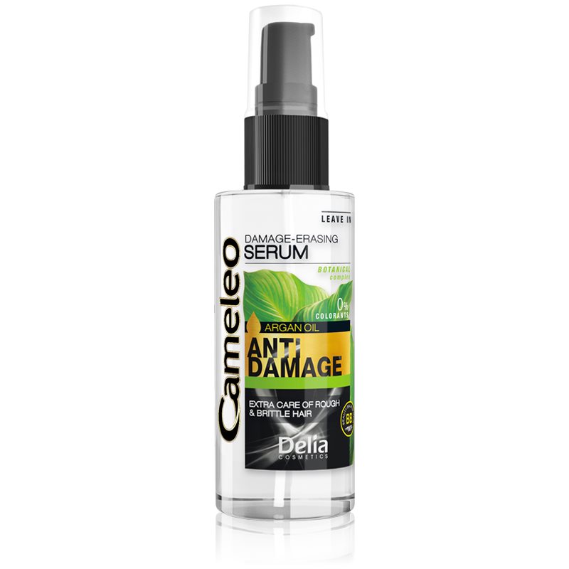 

Delia Cosmetics Cameleo BB шовковиста сироватка для волосся з екстрактом аграну