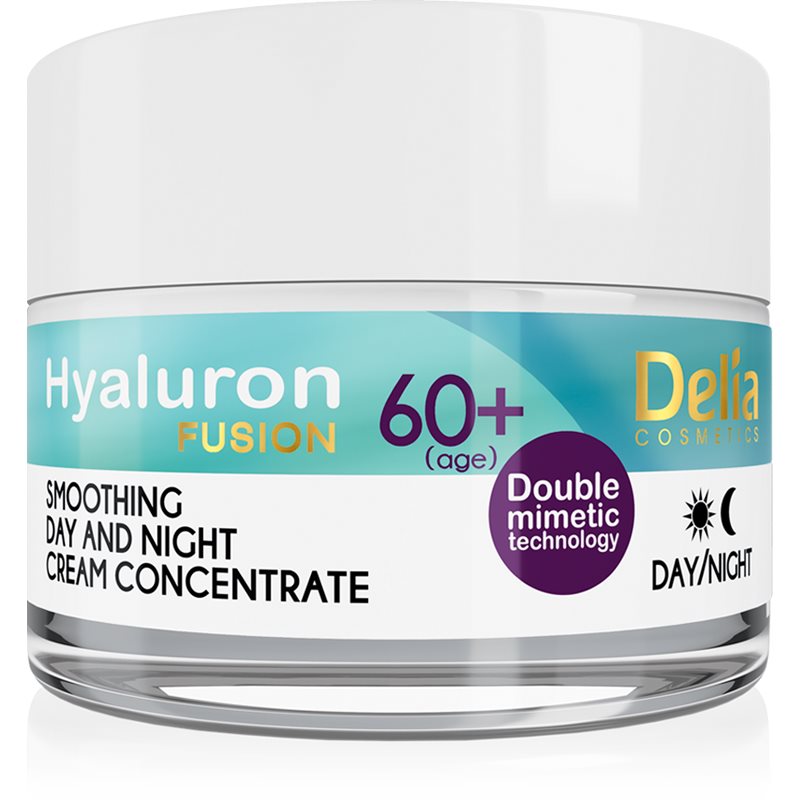 

Delia Cosmetics Hyaluron Fusion 60+ відновлюючий крем проти зморшок