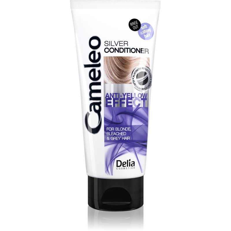 Delia Cosmetics Cameleo Silver kondicionáló szőke és ősz hajra semlegesíti a sárgás tónusokat 200 ml