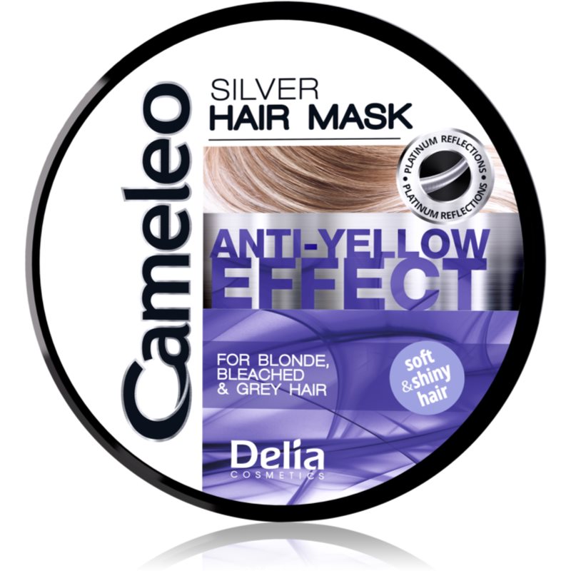 Delia Cosmetics Cameleo Silver Hair Mask Neutralising Yellow Tones 200 Ml