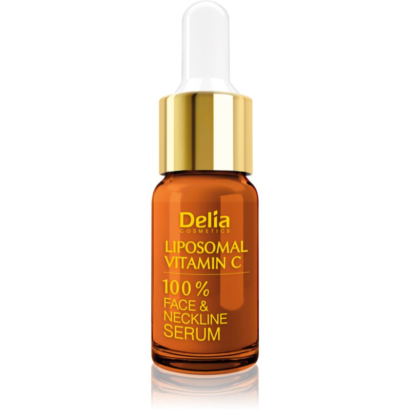 Delia Cosmetics Professional Face Care Vitamin C bőrélénkítő szérum C-vitaminnal arcra, nyakra és dekoltázsra 10 ml