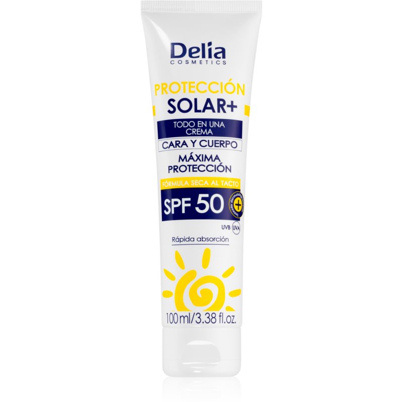 Delia Cosmetics Sun Protect Protective Facial Cream SPF 50 100 Ml