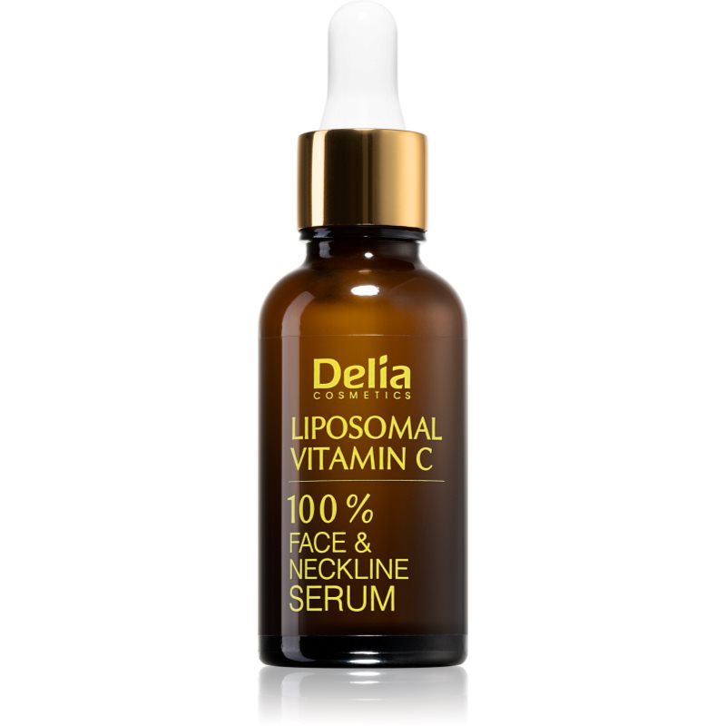 

Delia Cosmetics Vitamine C освітлююча сироватка з вітаміном С для обличчя та зони декольте