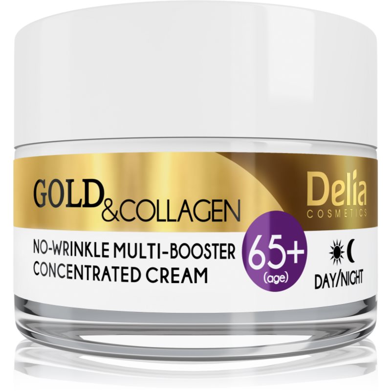 

Delia Cosmetics Gold & Collagen 65+ крем проти зморшок з відновлюючим ефектом