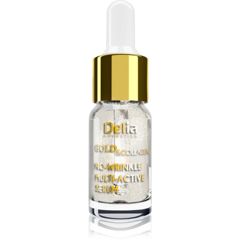 

Delia Cosmetics Gold & Collagen Rich Care освітлююча сироватка проти зморшок