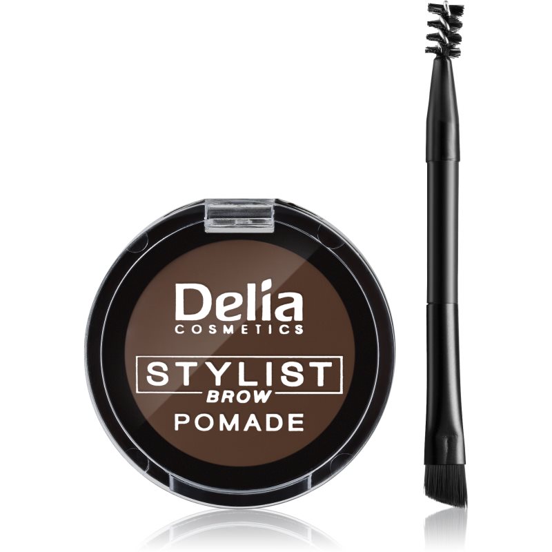 Delia Cosmetics Eyebrow Expert помадка для брів відтінок Dark Brown 4 гр