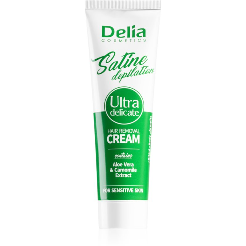 Delia Cosmetics Satine Depilation Ultra-Delicate крем для депіляції для чутливої шкіри