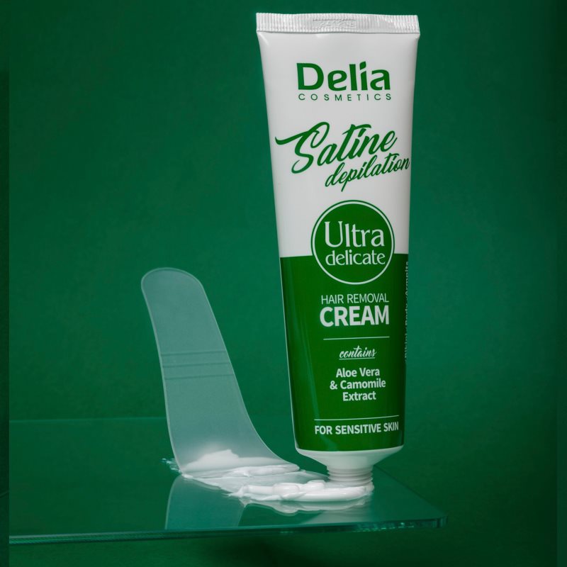 Delia Cosmetics Satine Depilation Ultra-Delicate depilačný krém pre citlivú pokožku (obrázok 3)