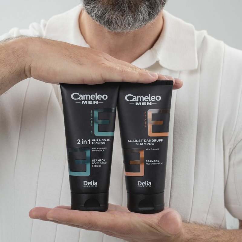 Delia Cosmetics Cameleo Men šampon proti šedivění tmavých vlasů 150 ml (obrázek 4)