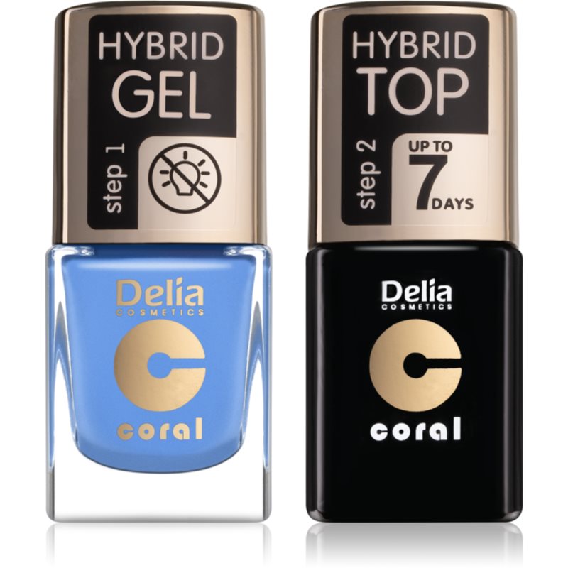 

Delia Cosmetics Coral Nail Enamel Hybrid Gel косметичний набір для жінок