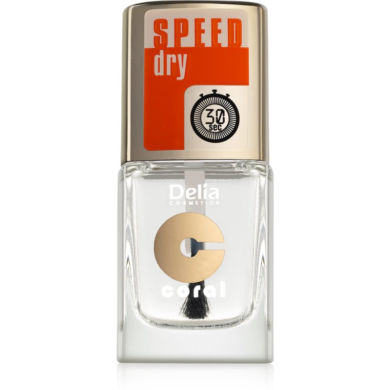 Delia Cosmetics Speed Dry закріплювач лаку для нігтів (для швидкого висихання лаку) 11 мл