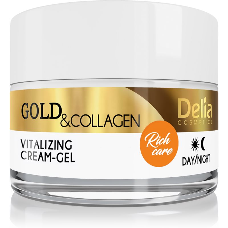 Delia Cosmetics Gold & Collagen Rich Care поживний крем для обличчя 50 мл