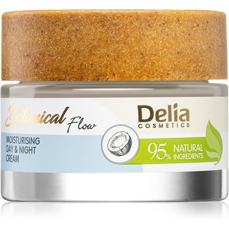 

Delia Cosmetics Botanical Flow Coconut Oil денний та нічний крем зі зволожуючим ефектом