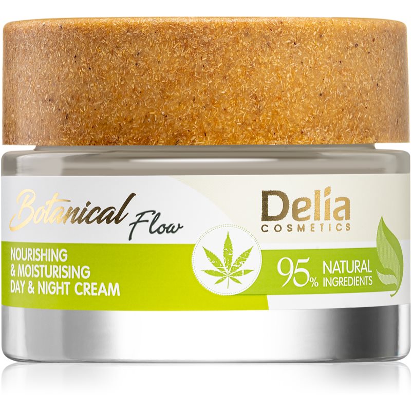 Delia Cosmetics Botanical Flow Hemp Oil maitinamasis ir drėkinamasis kremas 50 ml