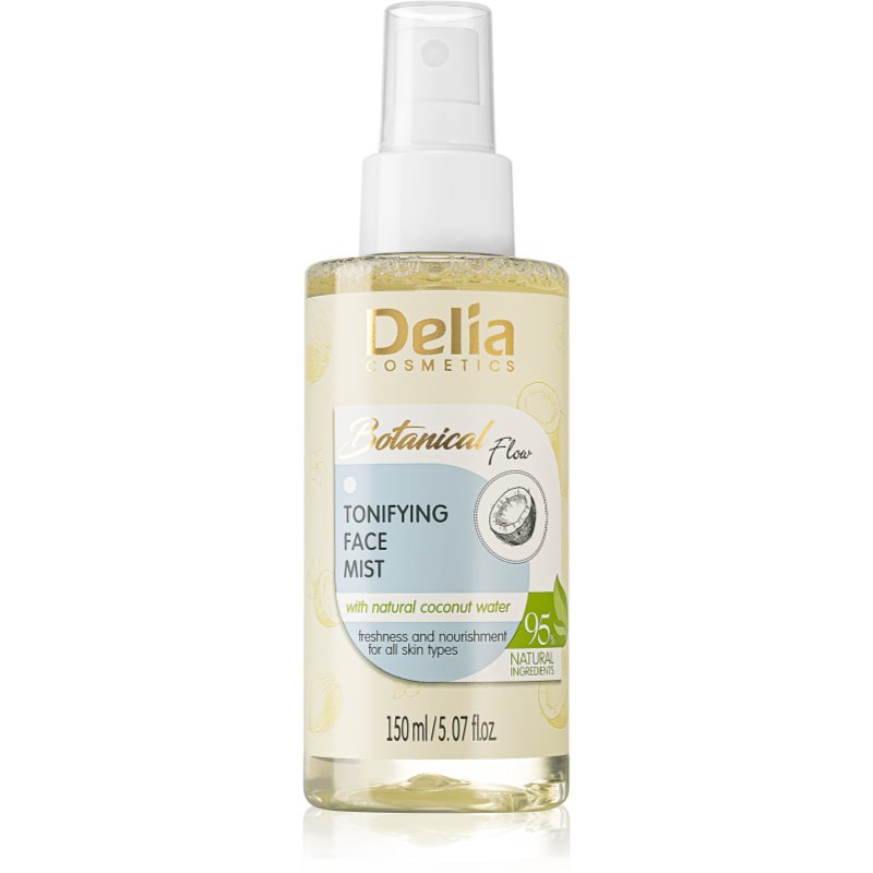 Delia Cosmetics Botanical Flow Coconut Water tonizuojamoji veido dulksna 150 ml