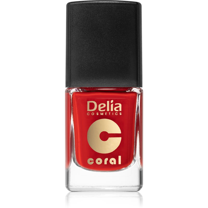 Delia Cosmetics Coral Classic lak na nechty odtieň 515 Lady in red 11 ml