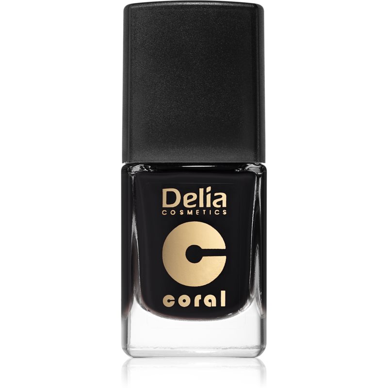 Delia Cosmetics Coral Classic lak na nechty odtieň 532 Black Orchid 11 ml