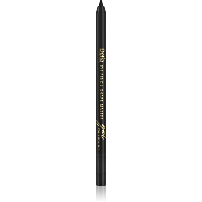 Delia Cosmetics Shape Master vodoodporni gel svinčnik za oči odtenek Black 3 g