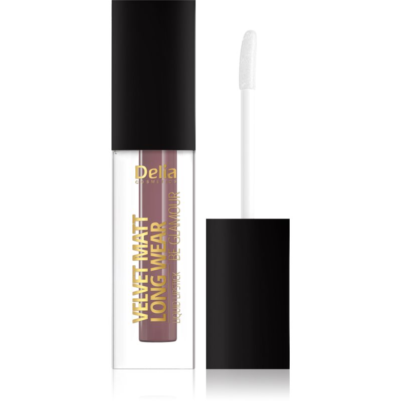 

Delia Cosmetics Velvet Matt Long Wear Be Glamour стійка губна помада з матовим ефектом відтінок 103 Pink Lemonade