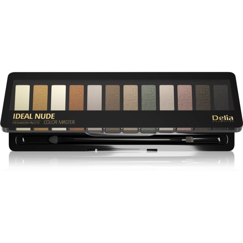 Delia Cosmetics Ideal Nude Color Master палетка тіней для очей відтінок 01 18 гр