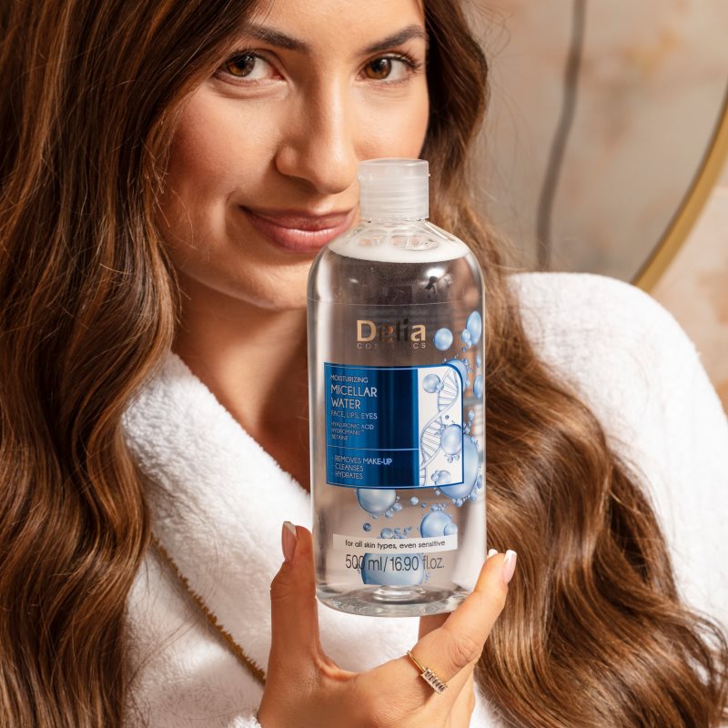 Delia Cosmetics Micellar Water Hyaluronic Acid hydratační micelární voda 500 ml (obrázek 3)