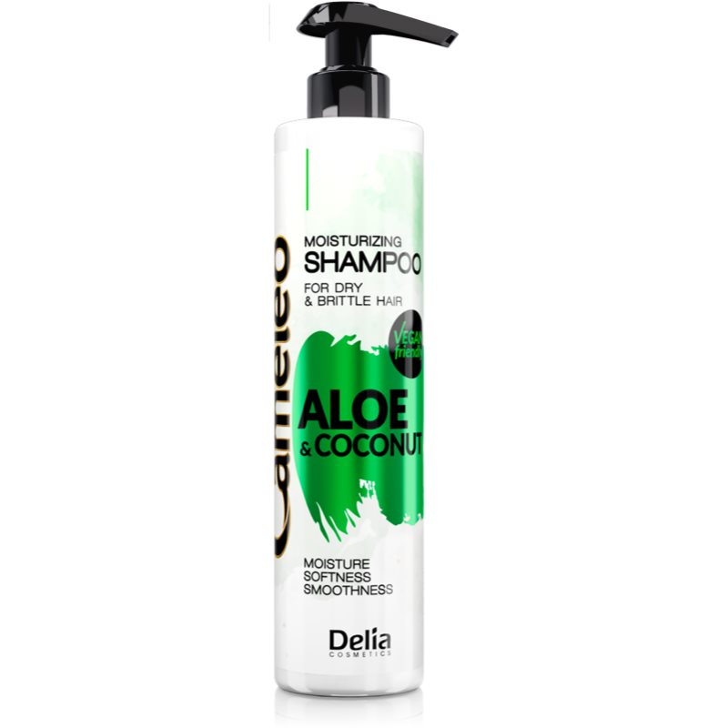 Delia Cosmetics Cameleo Aloe & Coconut Moisturizing Shampoo For Dry And Brittle Hair 250 Ml
