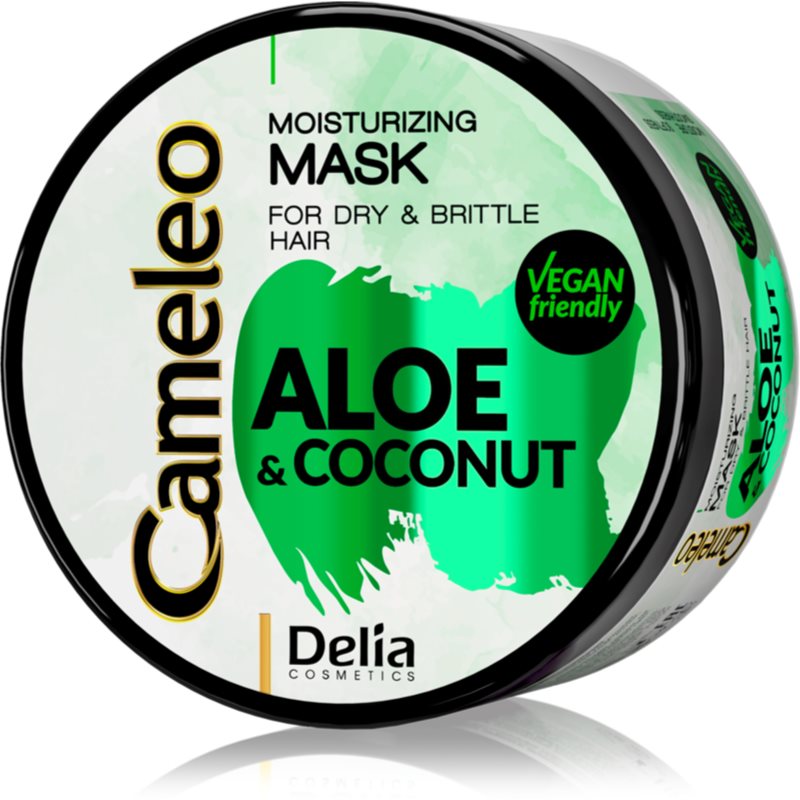 Delia Cosmetics Cameleo Aloe & Coconut зволожуюча маска для сухого та ламкого волосся 200 мл