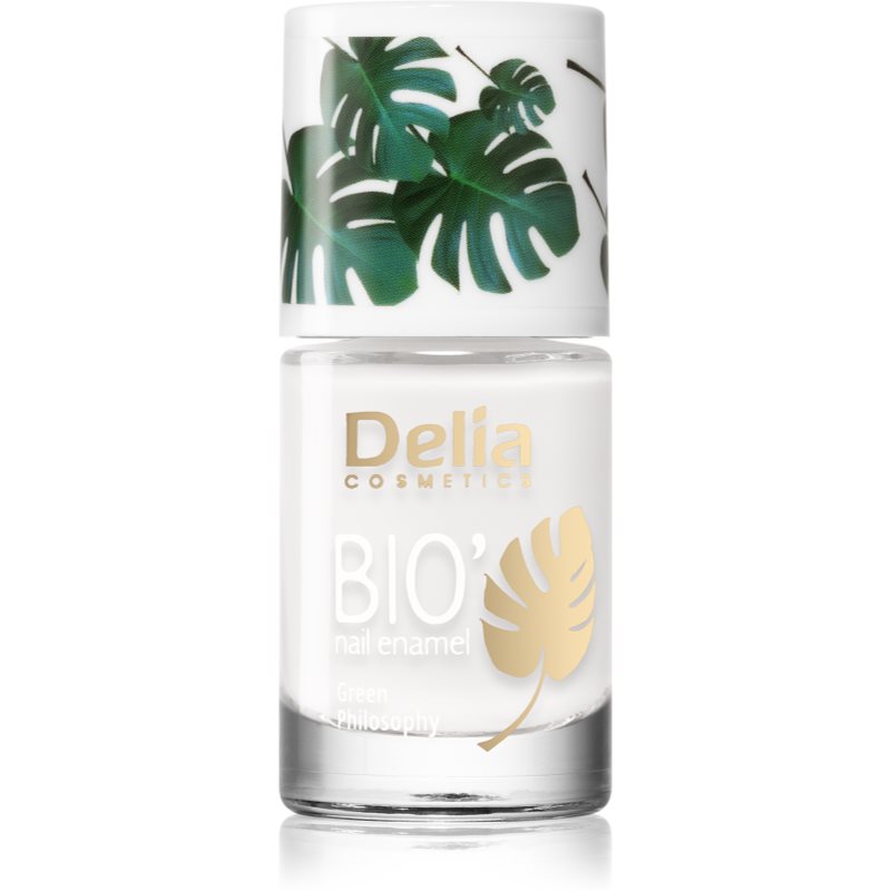 Delia Cosmetics Bio Green Philosophy nagų lakas atspalvis 602 White 11 ml