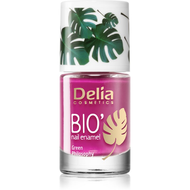 Delia Cosmetics Bio Green Philosophy nagų lakas atspalvis 609 Fuchsia 11 ml