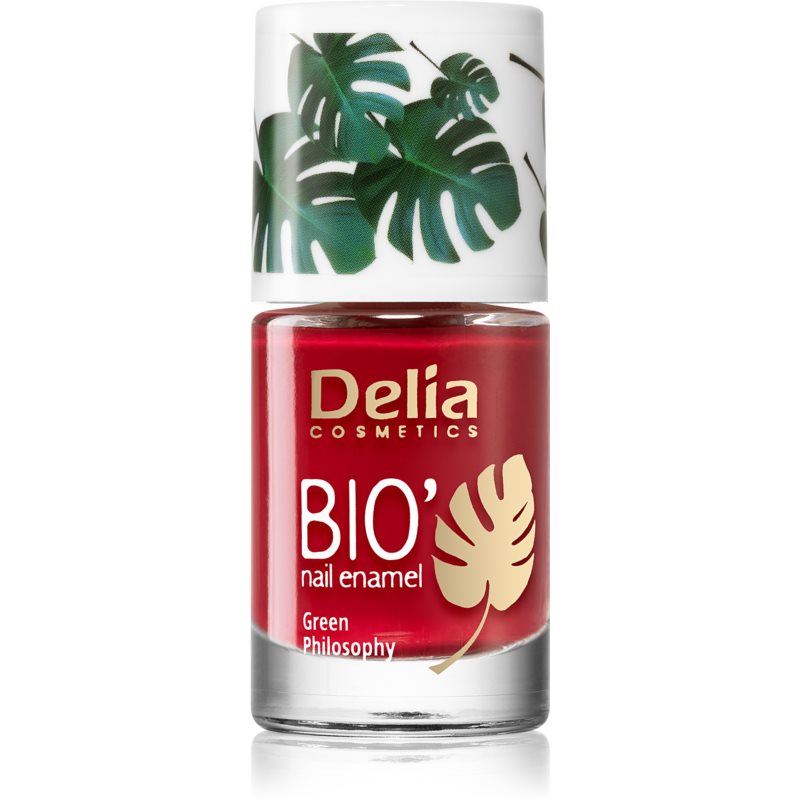 Delia Cosmetics Bio Green Philosophy nagų lakas atspalvis 611 Red 11 ml
