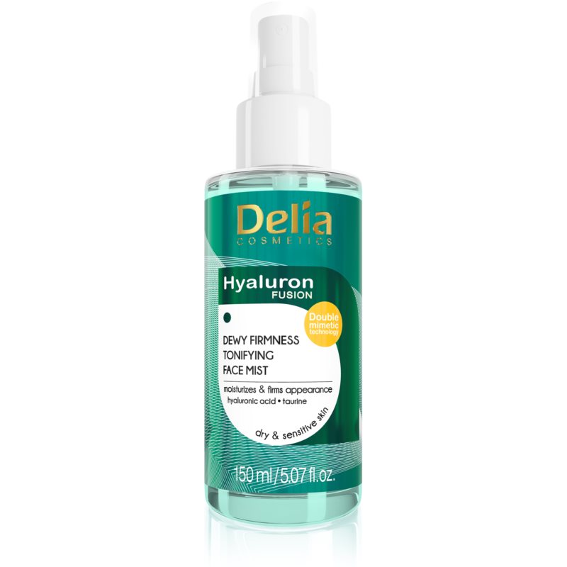Delia Cosmetics Hyaluron Fusion tonizační pleťová mlha se zpevňujícím účinkem 150 ml